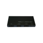 Black 4K@60Hz HDMI 1x2 Splitter with HDR and HDCP 2.2 Support for Dual Display Output thumbnail