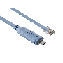 10FT Cisco Console Cable USB-C to RJ45 8P8C Flat Serial Console Cable, Blue thumbnail