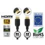 15ft Ultra High Speed 8K HDMI Bi-Directional Cable, Certified HDMI 2.1, 8K Support, UL, Black thumbnail