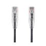 3FT Slim Cat6 28AWG UTP Ethernet Network Patch Cable Snagless, Black thumbnail
