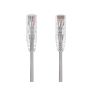 25FT Slim Cat6 28AWG UTP Ethernet Network Patch Cable Snagless, Gray thumbnail