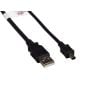6ft USB 2.0 Type A to Mini 4-Pin USB Cable, Male to Male, 480Mbps, Black thumbnail