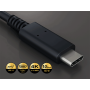 1m USB 3.2 Cable Gen 2x1 Type C to Type C Cable, Male to Male, Up to 10 Gbps, 4K, PD 60W Fast Charging Support, Black thumbnail