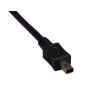 6ft USB 2.0 Type A to Mini 4-Pin USB Cable, Male to Male, 480Mbps, Black thumbnail