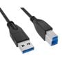 Cable Leader 10ft USB 3.0 Type A to Type B Cable, Super High Speed, Black thumbnail