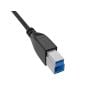 Cable Leader 10ft USB 3.0 Type A to Type B Cable, Super High Speed, Black thumbnail