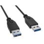3ft SuperSpeed USB 3.0 Cable Type A to Type A Male to Male, Up to 4.8 Gbps, Black thumbnail
