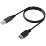 6ft USB 3.0 Type A Male to Female Extension Cable, SuperSpeed, Black thumbnail