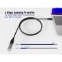 3ft USB 3.0 Type A Male to Female Extension Cable, SuperSpeed, Black thumbnail