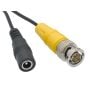 Video & Power Security Camera Cable, BNC M/M and DC M/F, Black thumbnail