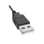1 ft USB 2.0 Type A Male to Mini 5-Pin Male Cable, black color, double-shielded for 480Mbps data transfer, ideal for digital cameras and small USB devices. thumbnail