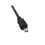 6ft FireWire 400 Cable IEEE-1394a 4-Pin Male to Male Data Transfer Cable, Black thumbnail