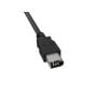 10ft FireWire 400 Cable IEEE-1394a 6-Pin Male to Male Data Transfer Cable, Black thumbnail