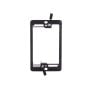 Single Gang (1-Gang) Low Voltage Mounting Bracket, Black thumbnail