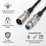 XLR Male to XLR Female Extension Microphone Cable thumbnail
