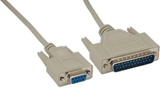 1FT DB9 Y Splitter Cable Video Adapter Male to 2x Female PC 9Pin D-Sub RS232 12/"