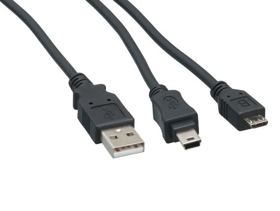 Small Micro USB 2.0 Type B Male To Female M//F Extension Charging Cable CA
