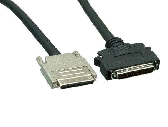 6ft VHDCI 0.8mm 68-pin Male to SCSI-3 HPDB68 Male Cable